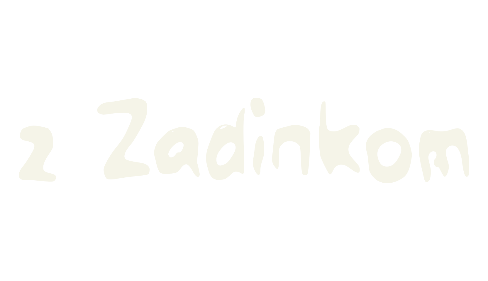z Zadinkom, fashion sign font preview