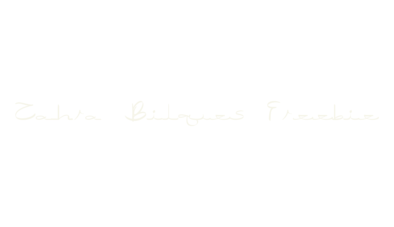 Zahra _ Bilques _ Freebie, arabic font preview