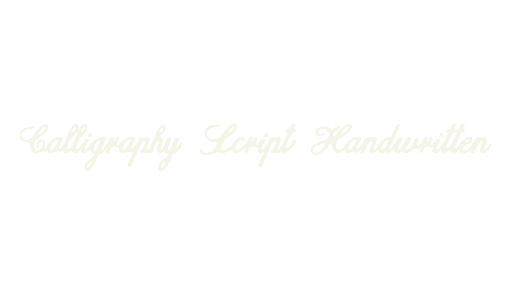 Calligraphy Script Handwritten, calligraphy font preview