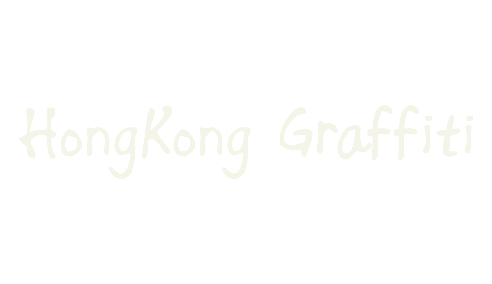 HongKong Graffiti, graffiti font preview