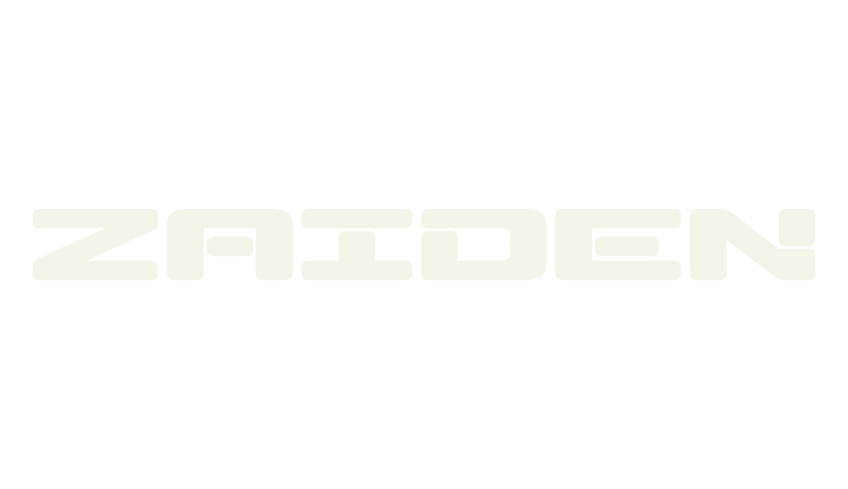 Zaiden, cyber font preview