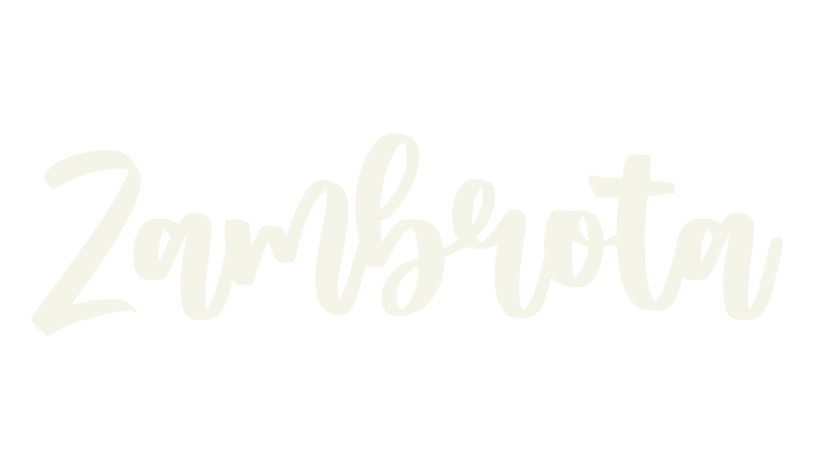 Zambrota, fashion sign font preview