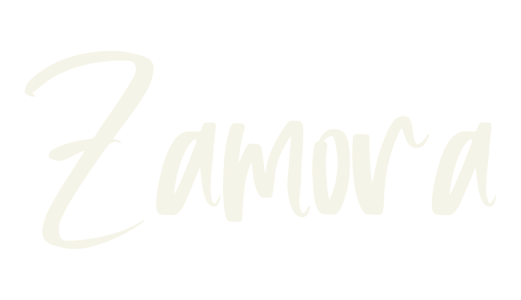 Zamora, script font preview