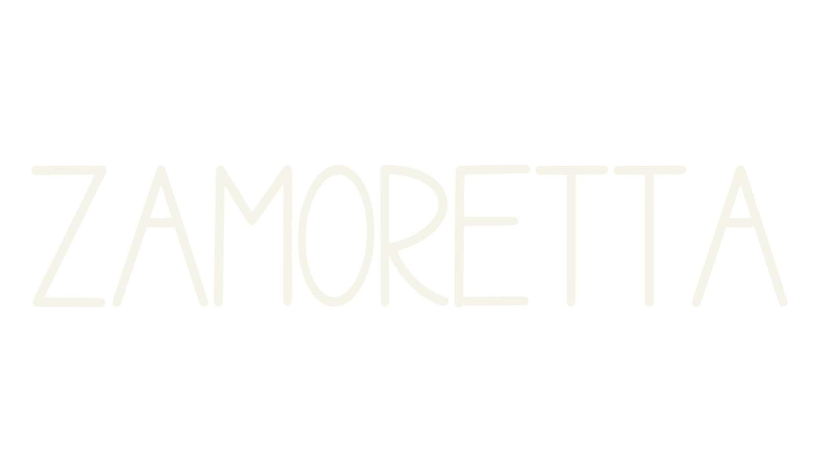 Zamoretta, cute font preview