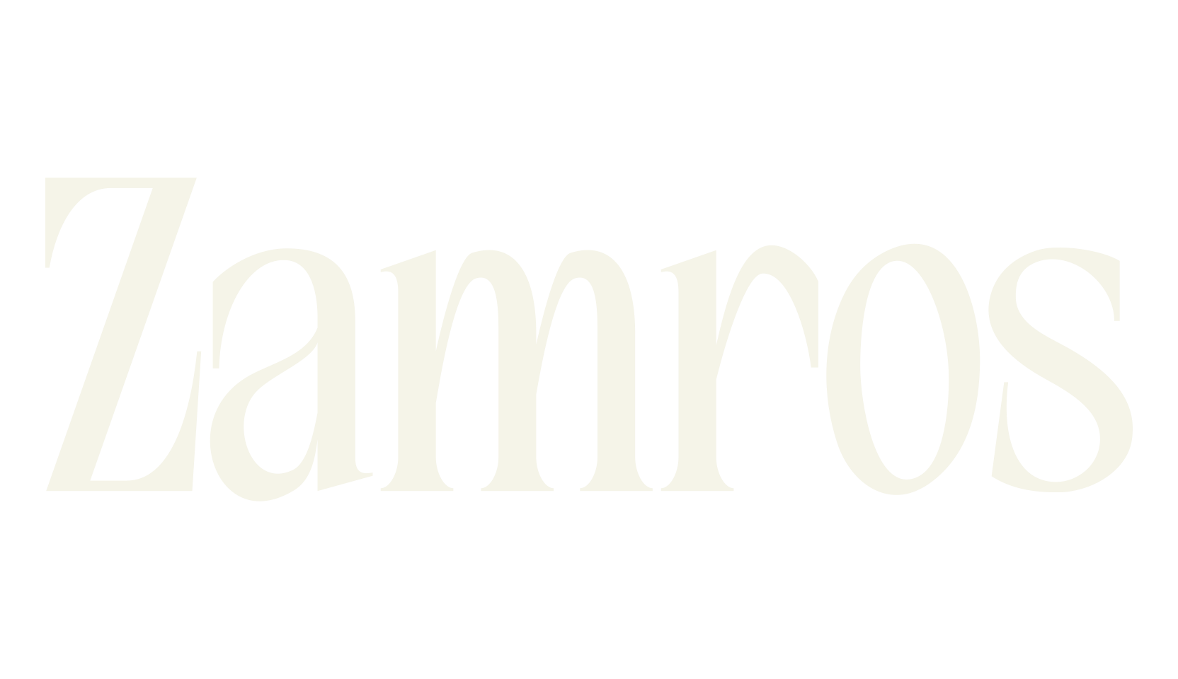 Zamros, luxury font preview