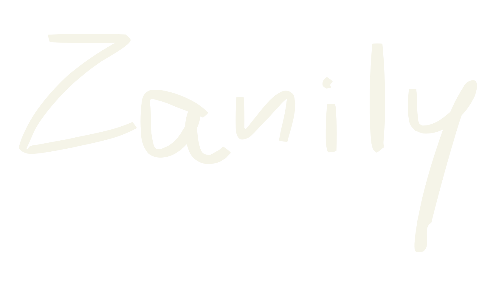 Zanily, handwriting font preview