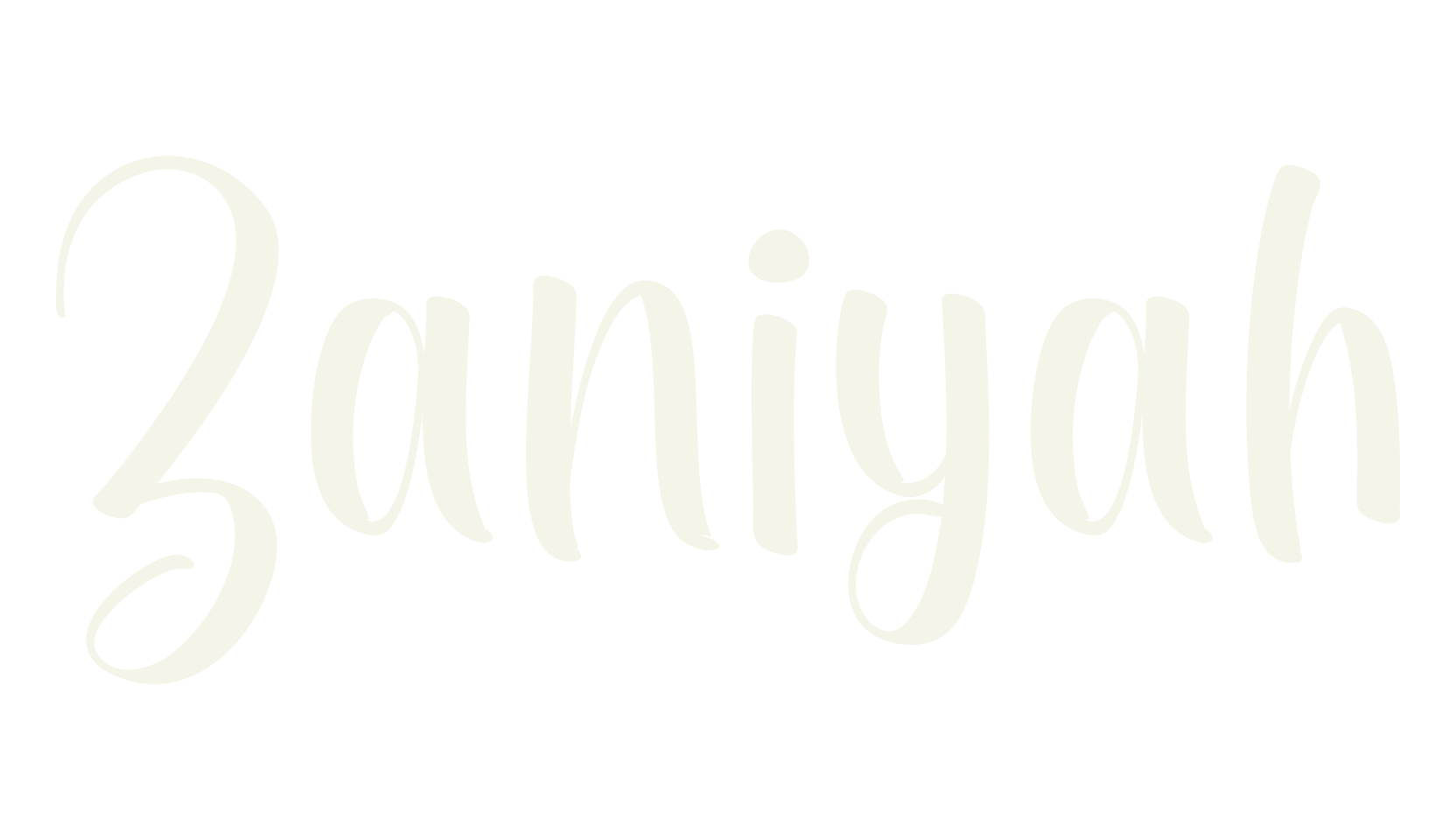 Zaniyah, calligraphy font preview