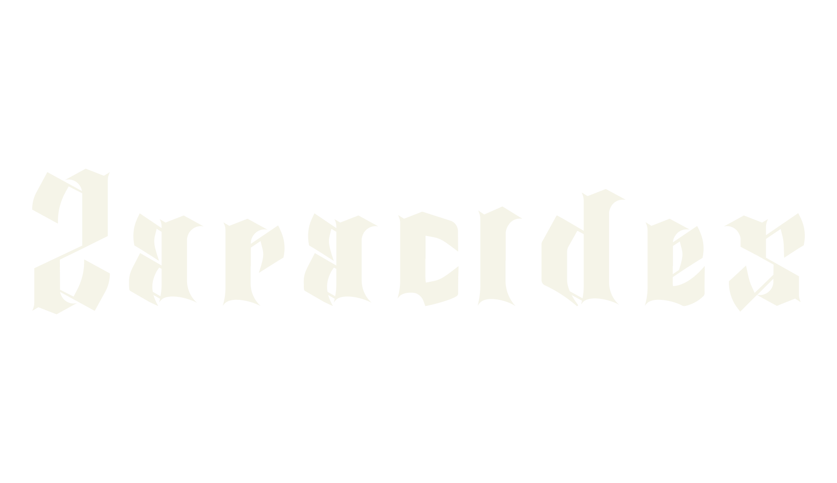 Zaracides, gothic font preview