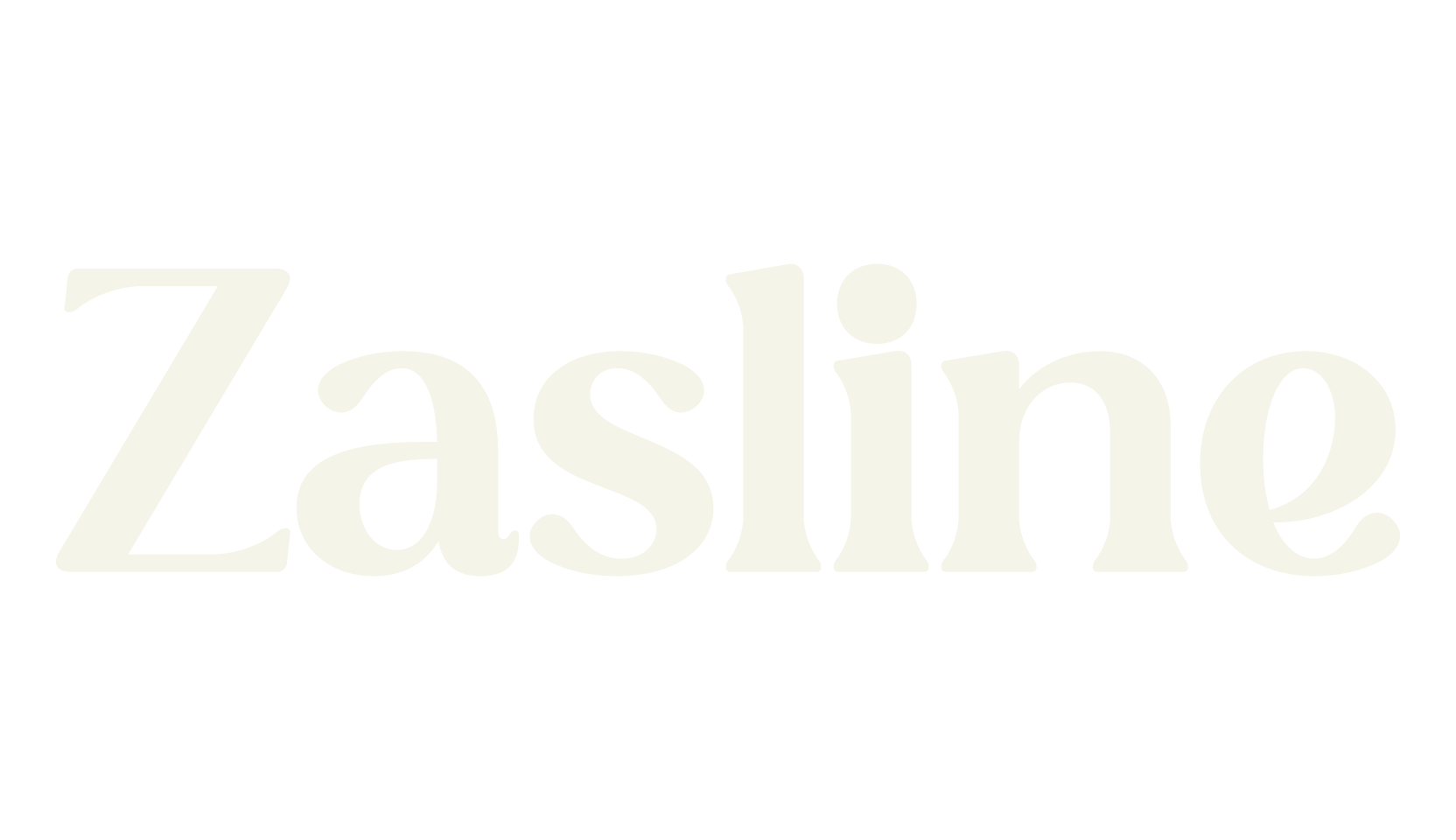 Zasline, serif font preview