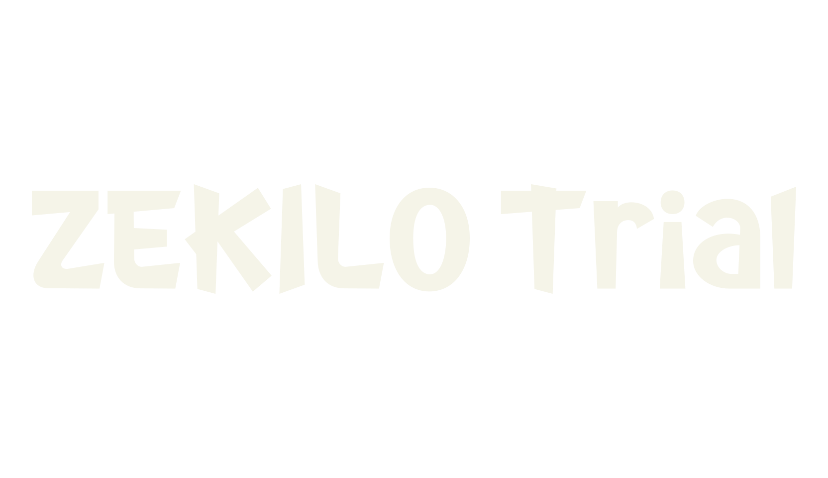 ZEKILO Trial, children font preview