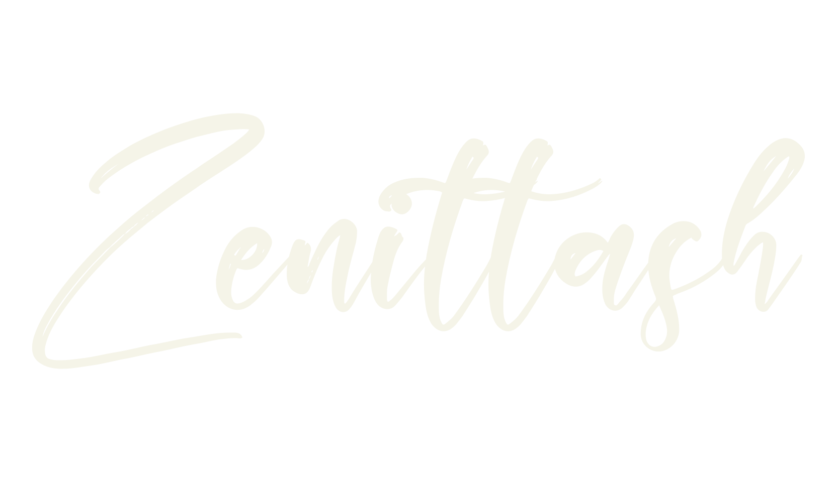 Zenittash, script font preview