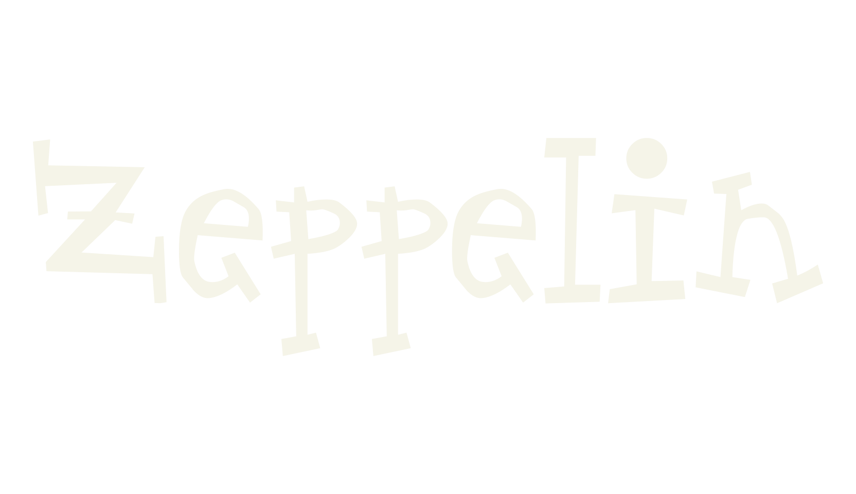 Zeppelin, serif font preview