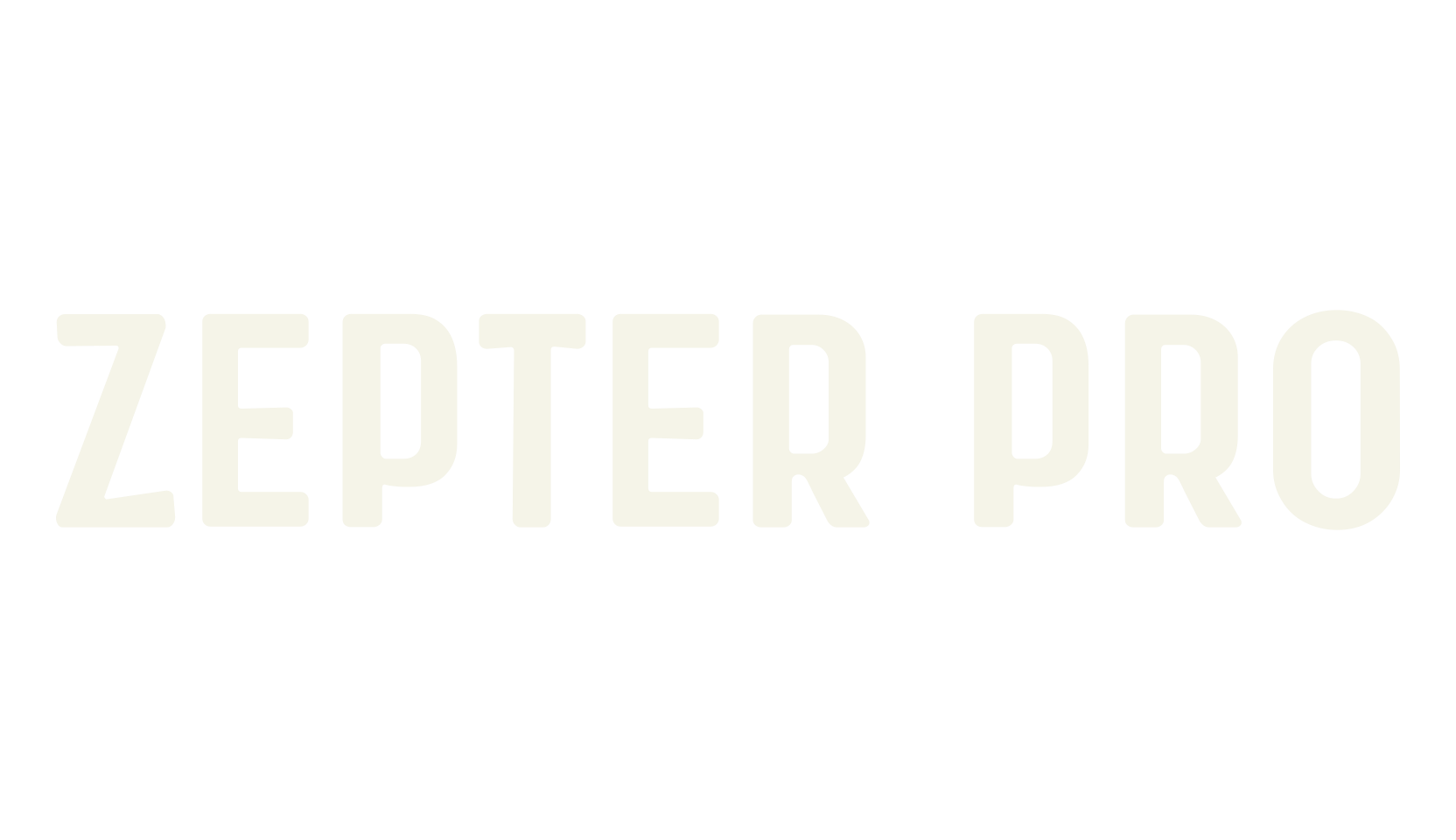 Zepter Pro, basic font preview