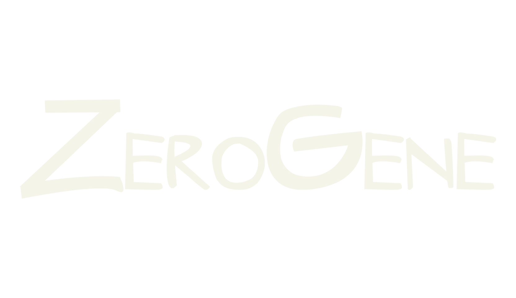 ZeroGene, comic font preview