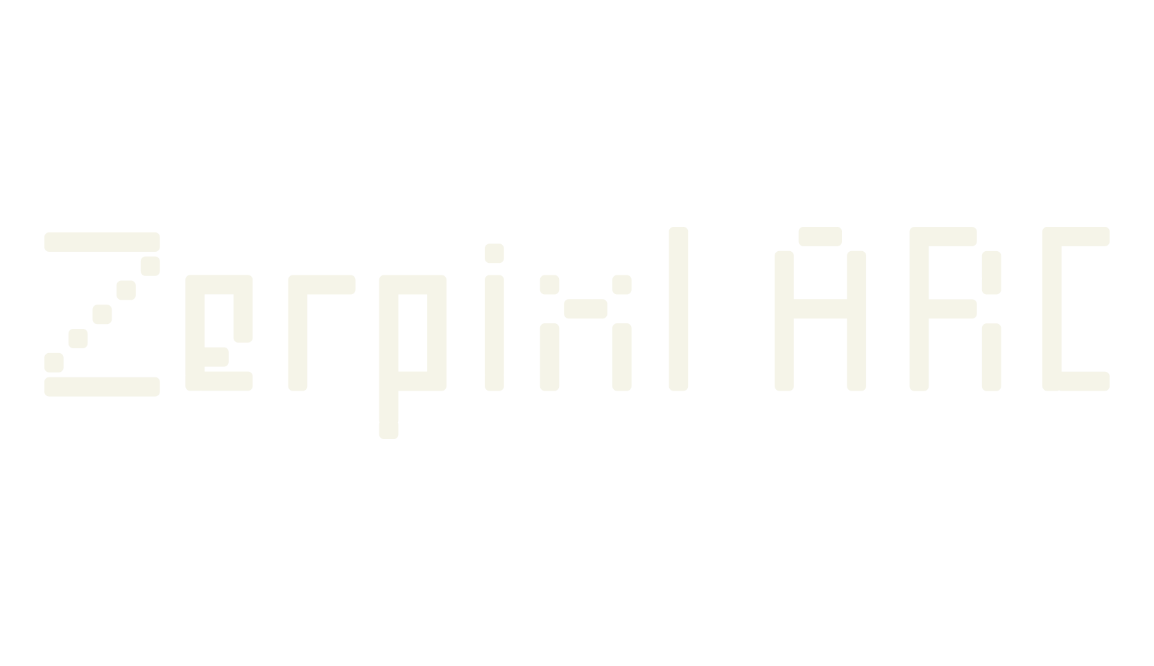 Zerpixl ARC, graphic font preview