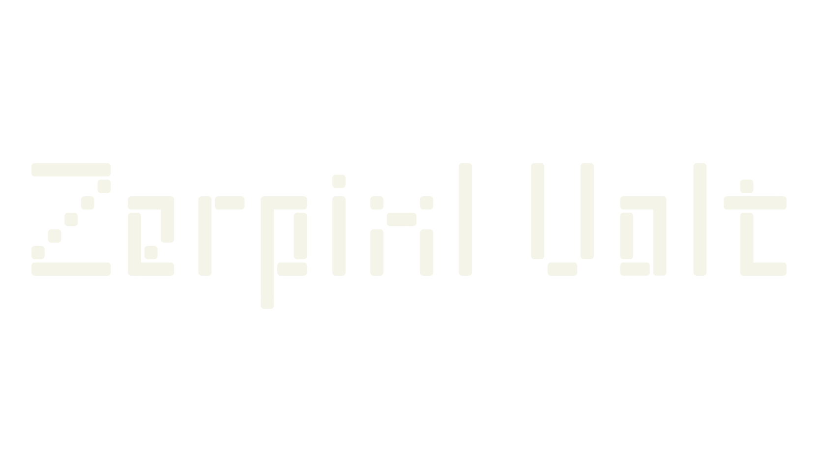 Zerpixl Volt, science font preview