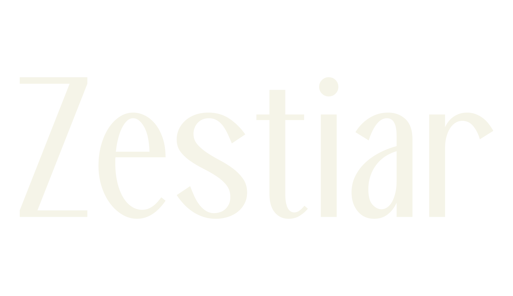 Zestiar, condensed font preview