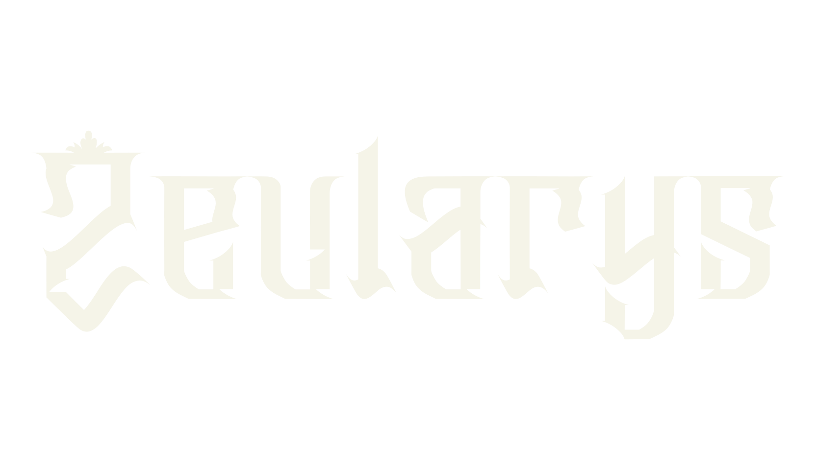 Zeularys, tattoo font preview