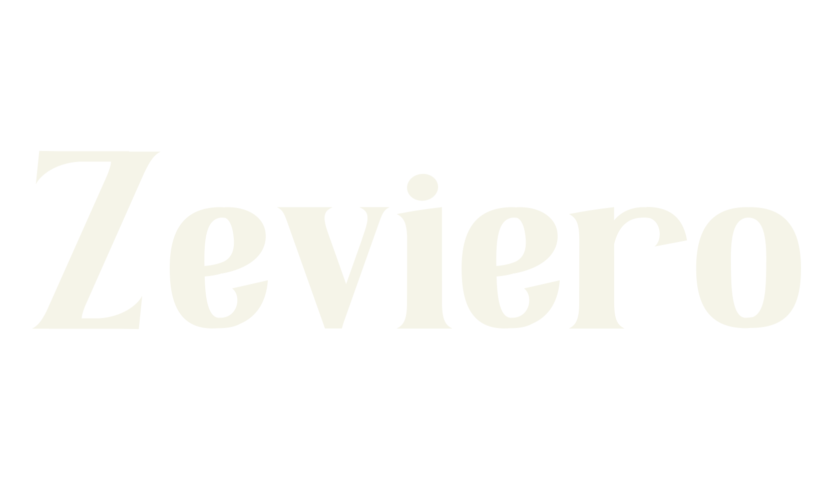 Zeviero, serif font preview