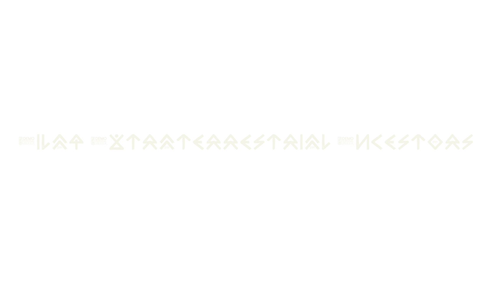 Zilap Extraterrestrial Ancestors, futuristic font preview