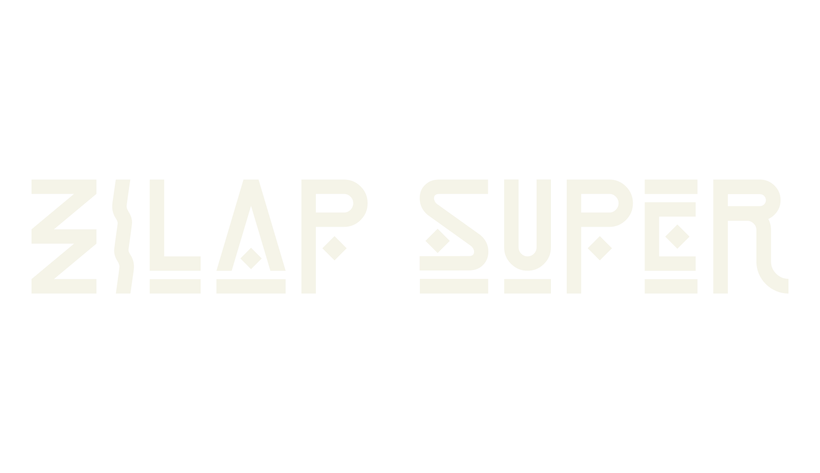 Zilap Super, modern font preview