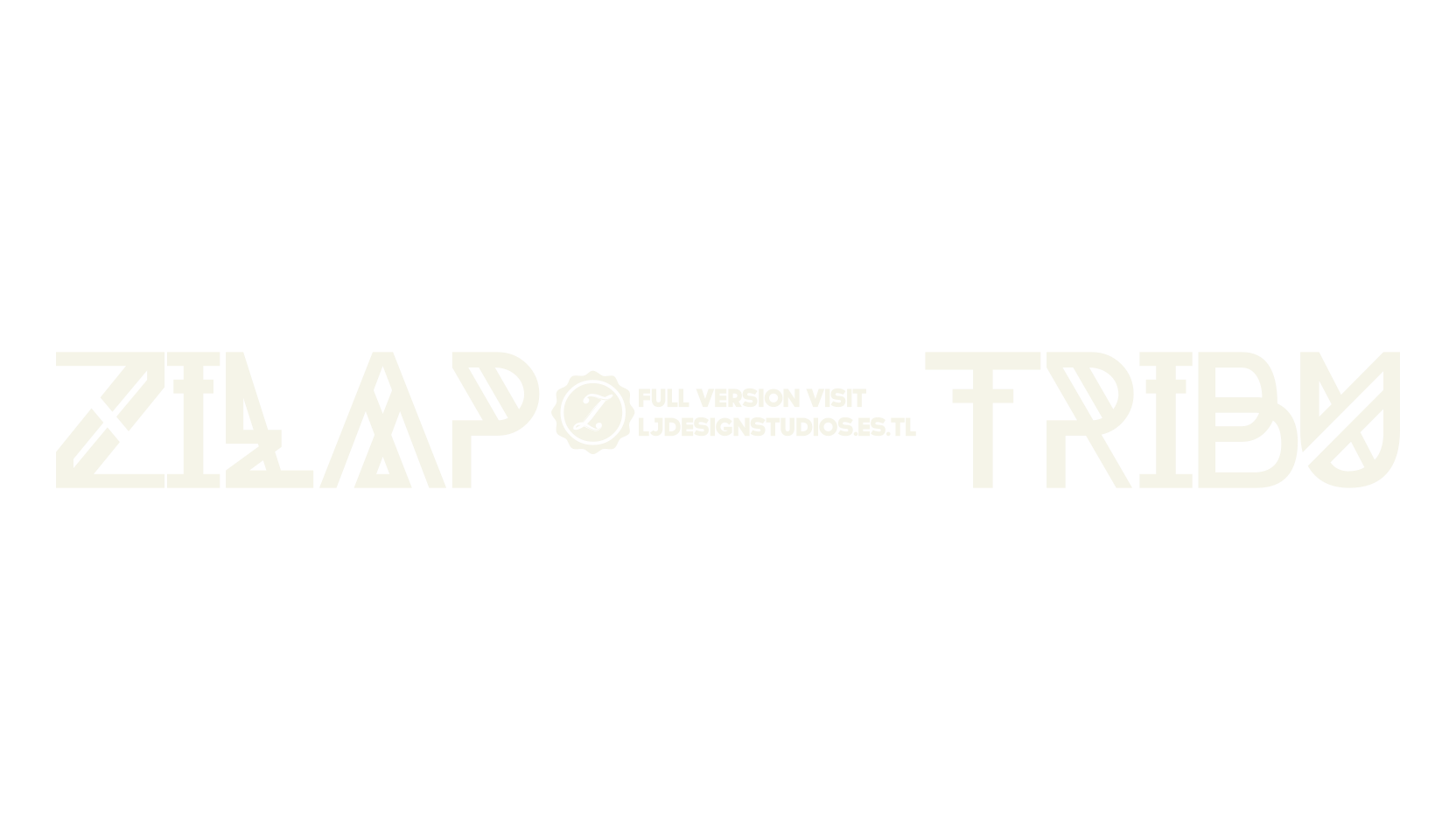 Zilap Tribu, indigena font preview