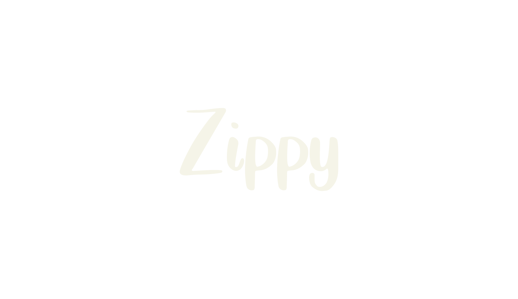 Zippy, lettering font preview
