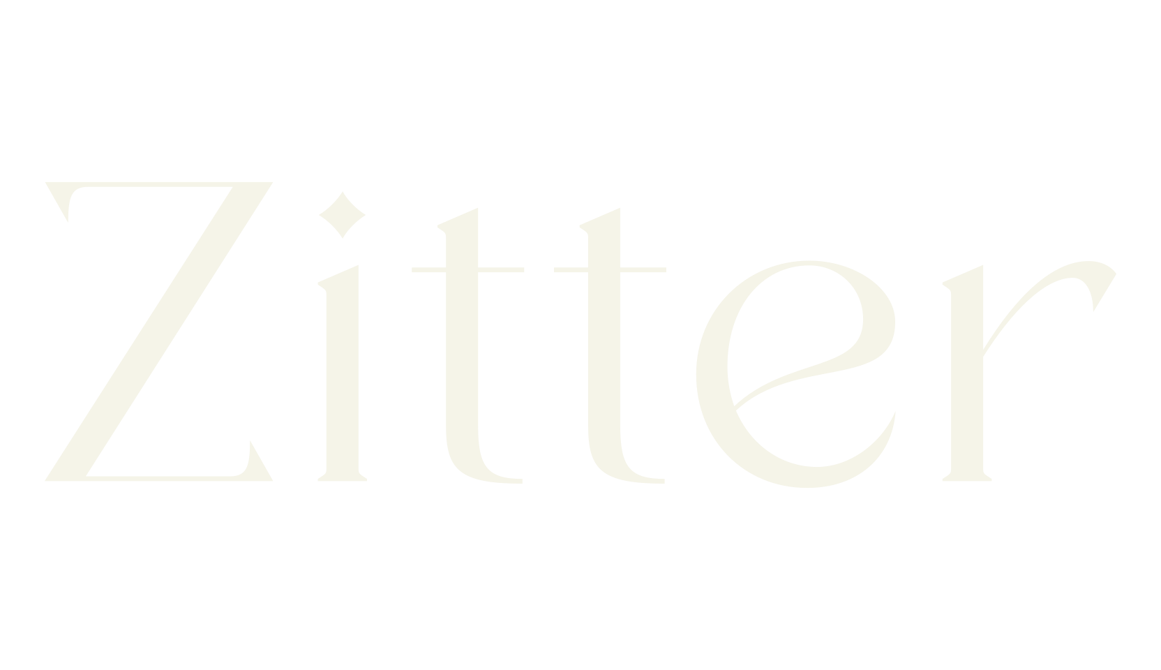 Zitter, typography font preview