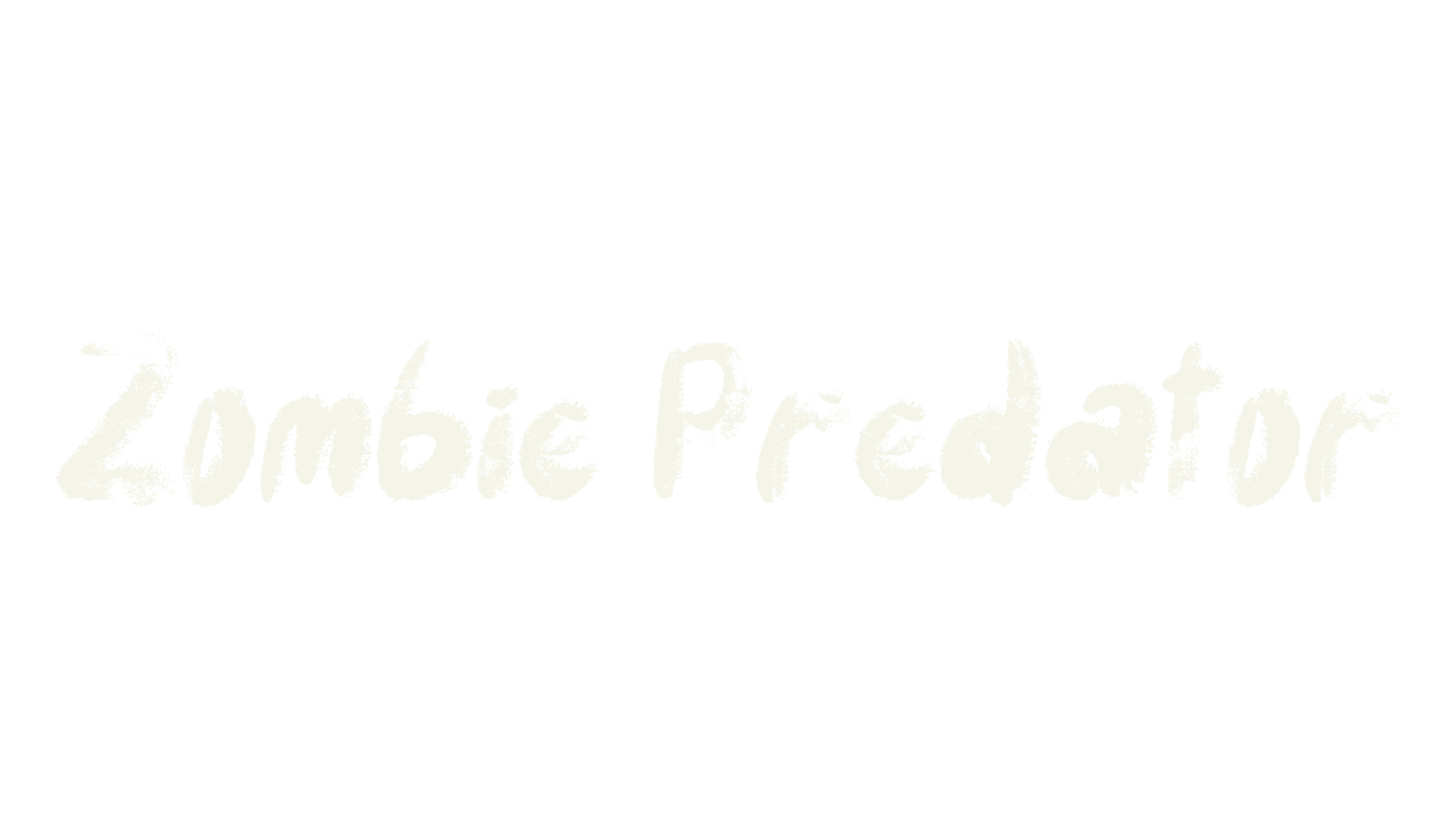 Zombie Predator, chalkboard font preview