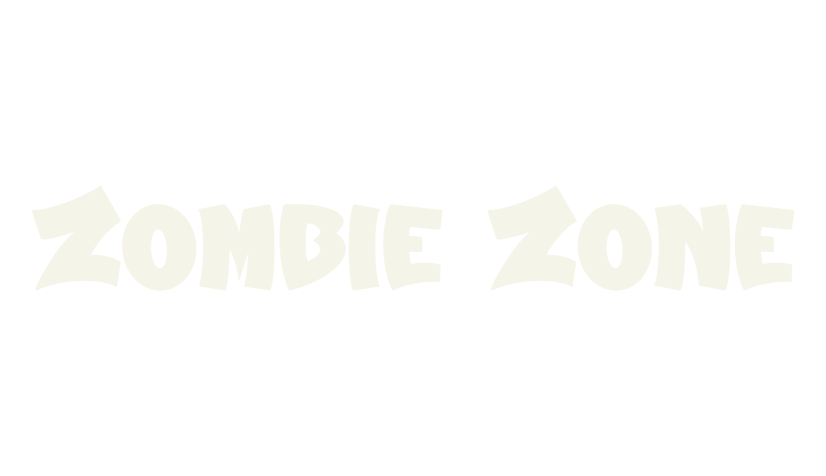 Zombie Zone, graffiti font preview