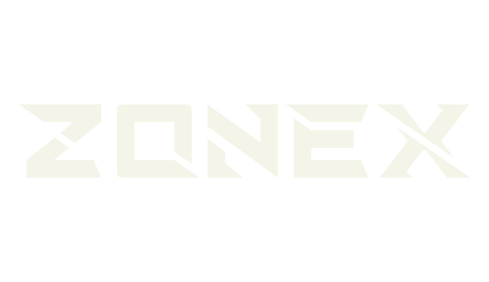 Zonex, futuristic font preview