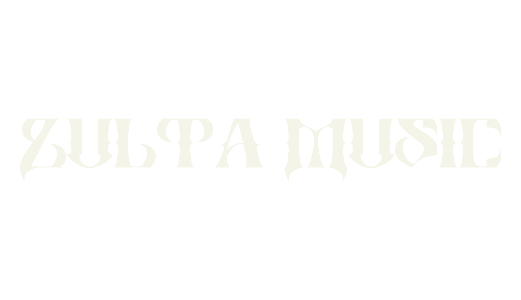 Zulta Music, death metal font preview