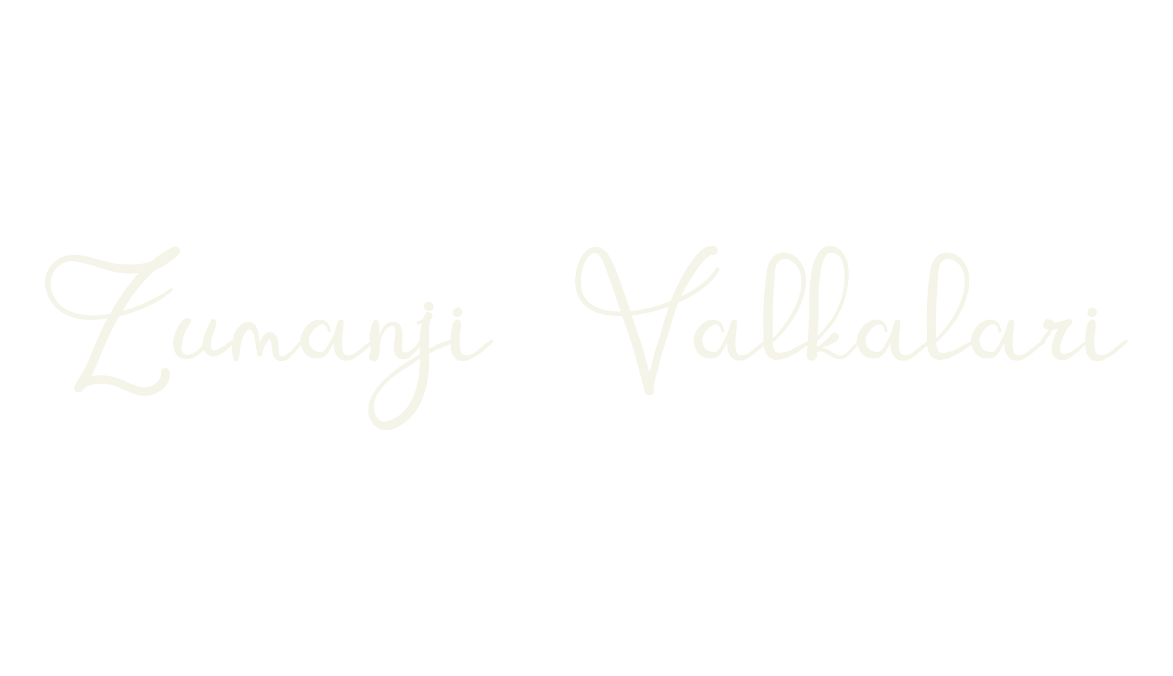 Zumanji Valkalari, cursive font preview