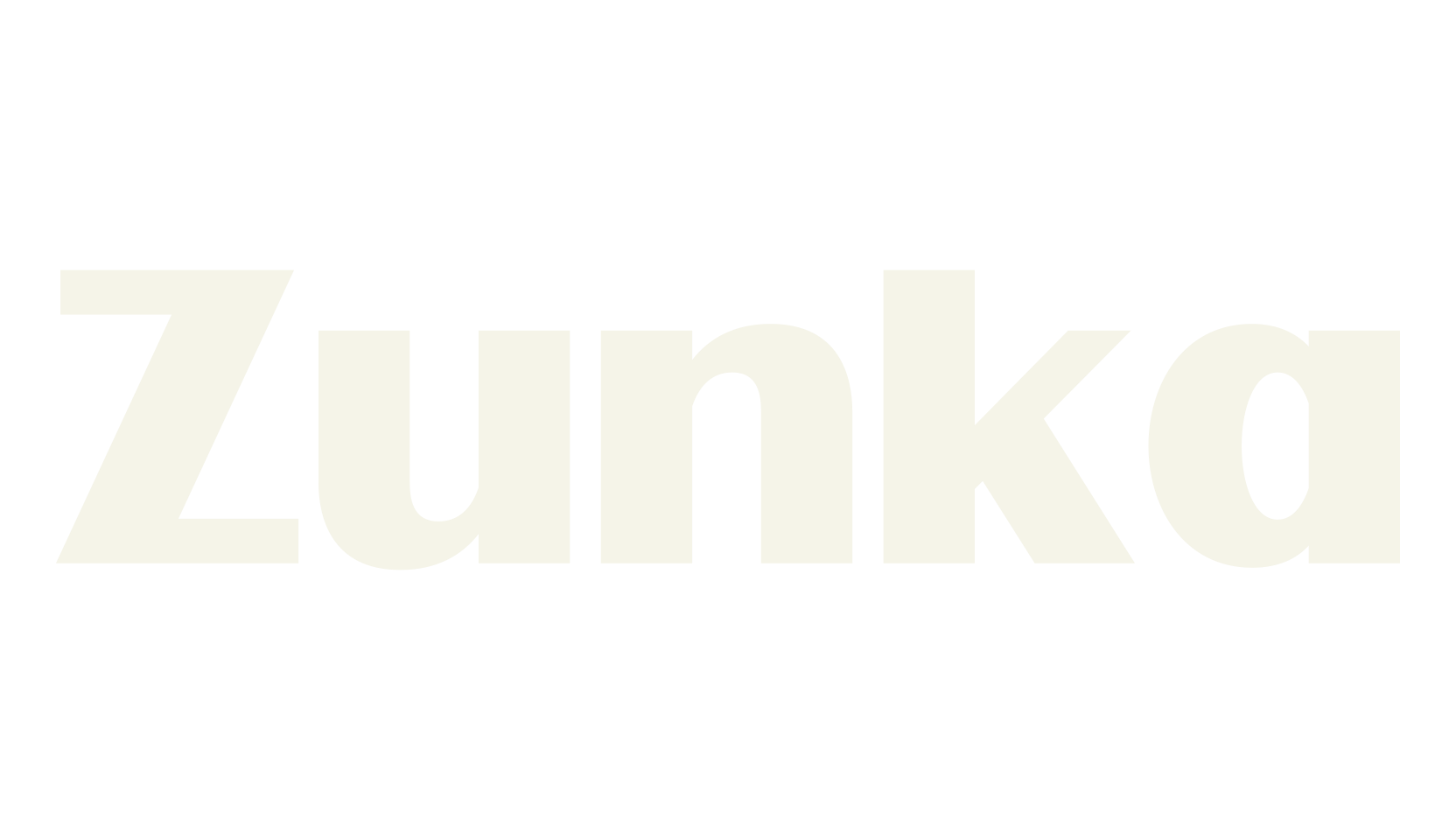 Zunka, sans serif font preview