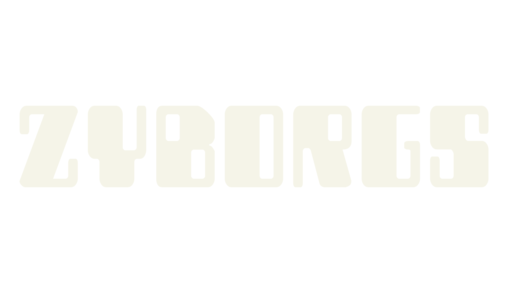Zyborgs, display market font preview