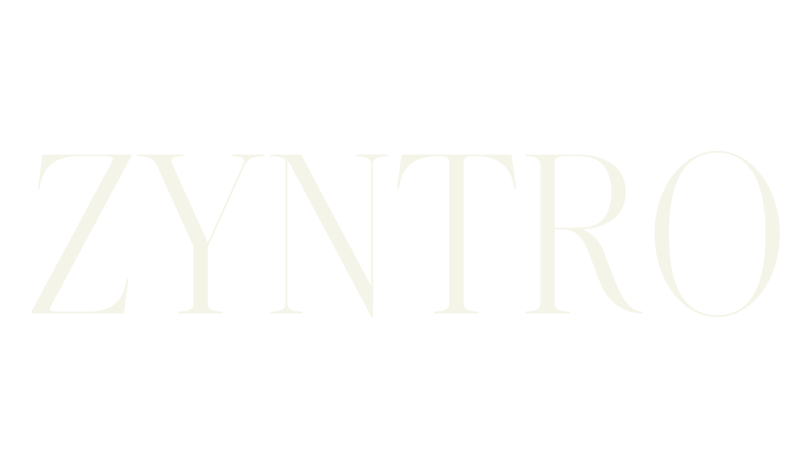 Zyntro, serif font preview